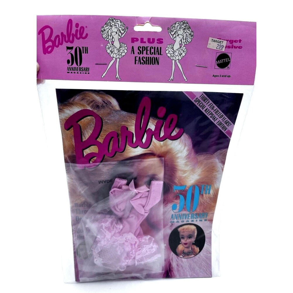 BARBIE 30TH ANNIVERSARY MAGAZINE PLUS SPECIAL FASHION